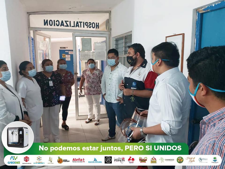 INICIATIVA  #NoPodemosEstarJuntosPeroSiUnidos, DONA CARETAS 3D EN #PETATLAN